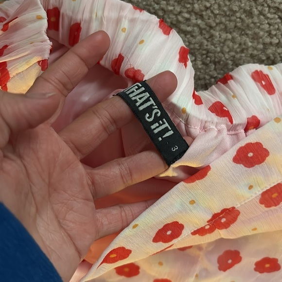 That’s it!- Pink Floral Skirt size small - Picture 2 of 8